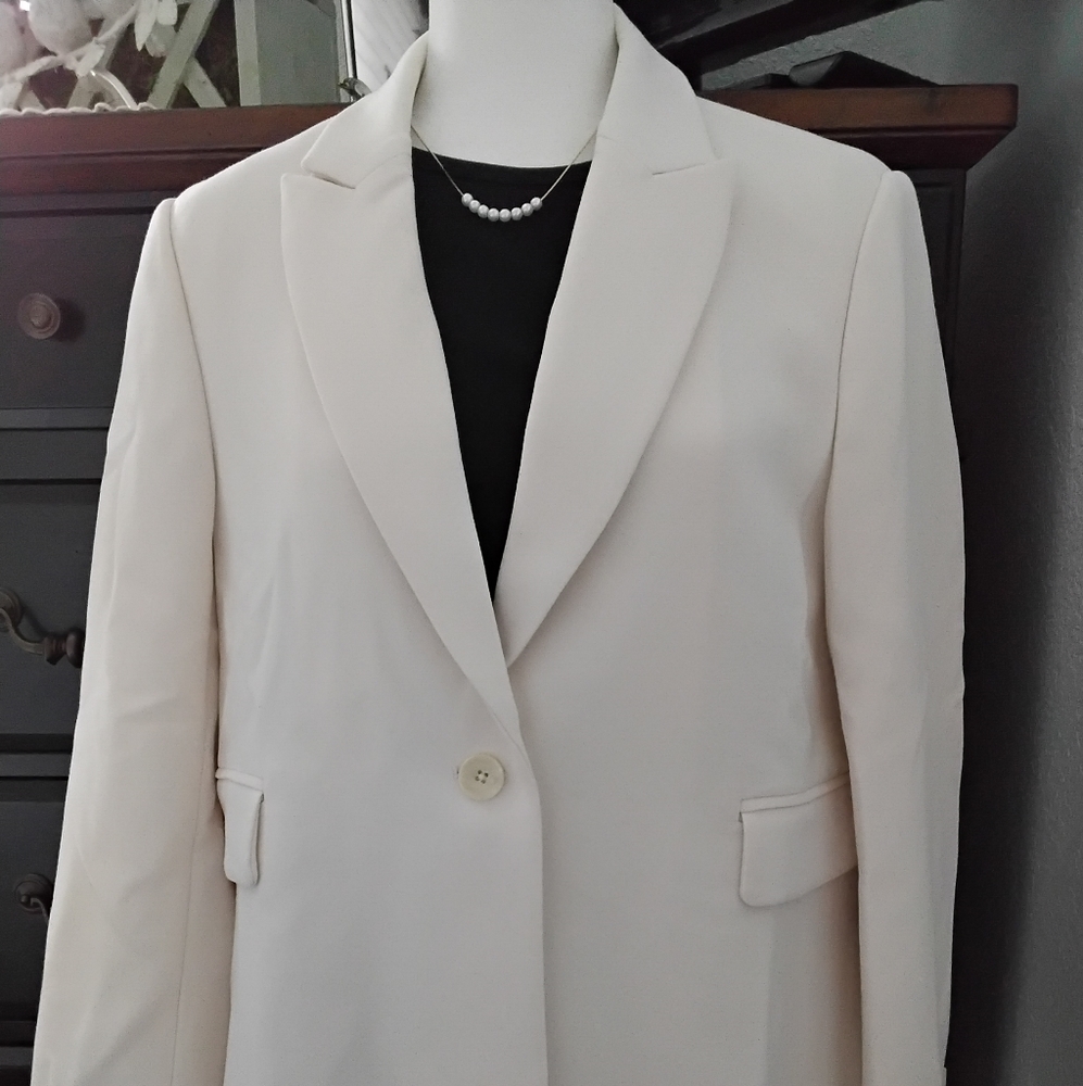 Calvin Klein Cream Colored Blazer.  NWOT